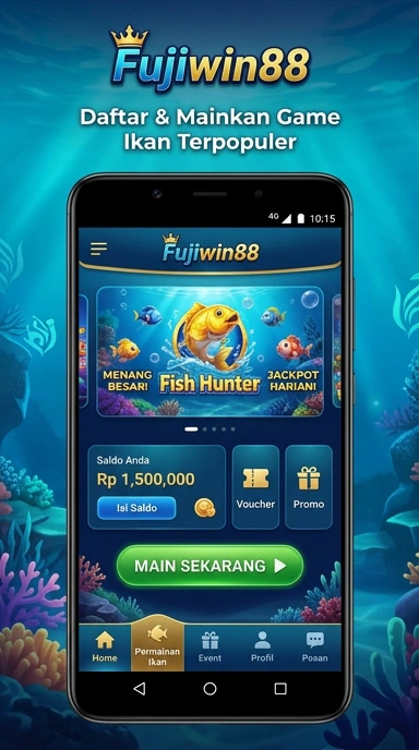 Layar utama fujiwin88 — antarmuka bersih setelah instalasi